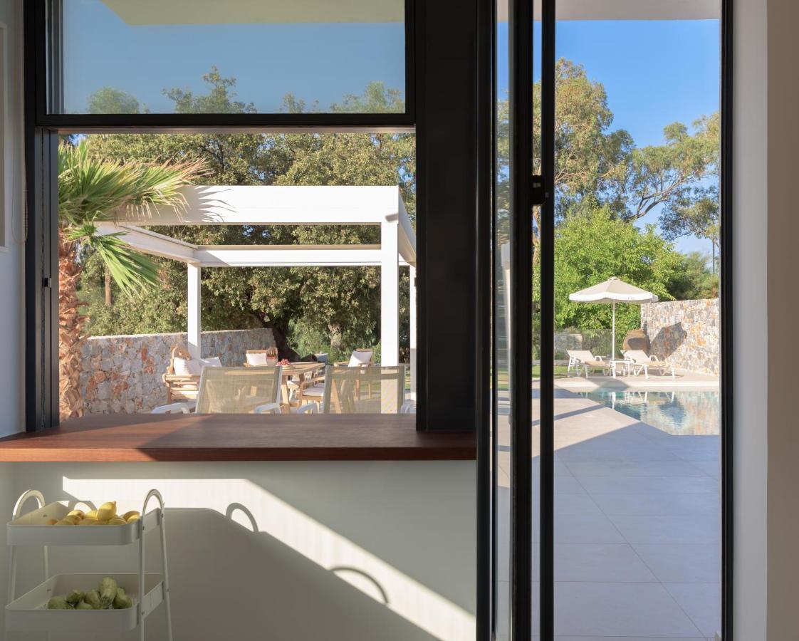 Mathés Pelagias Villa Lefka With Heated Pool מראה חיצוני תמונה